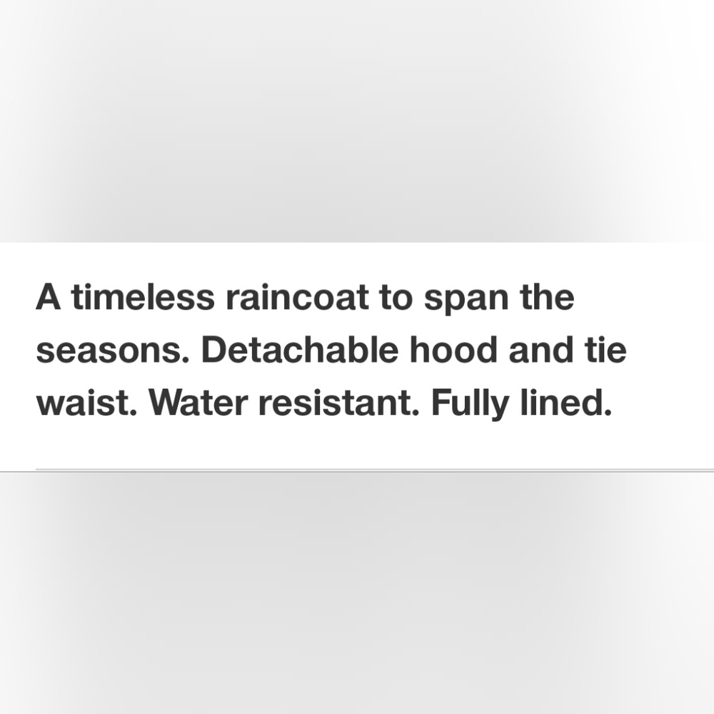 Jessica London Trench Raincoat - Picture 5 of 7